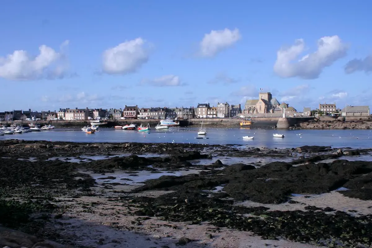 Le port de Barfleur, dans la Manche