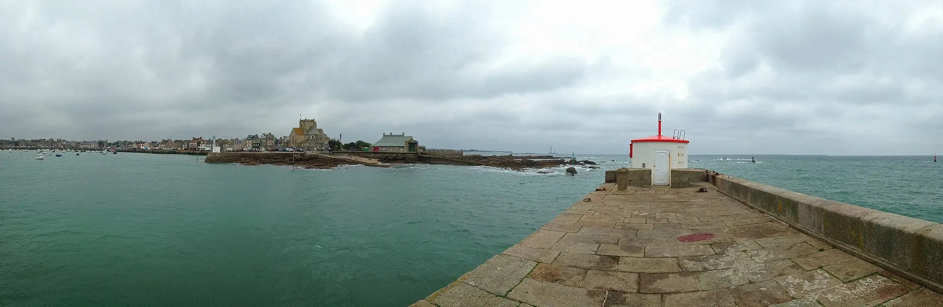 La baie de Barfleur, où l'on peut aussi se baigner en mer