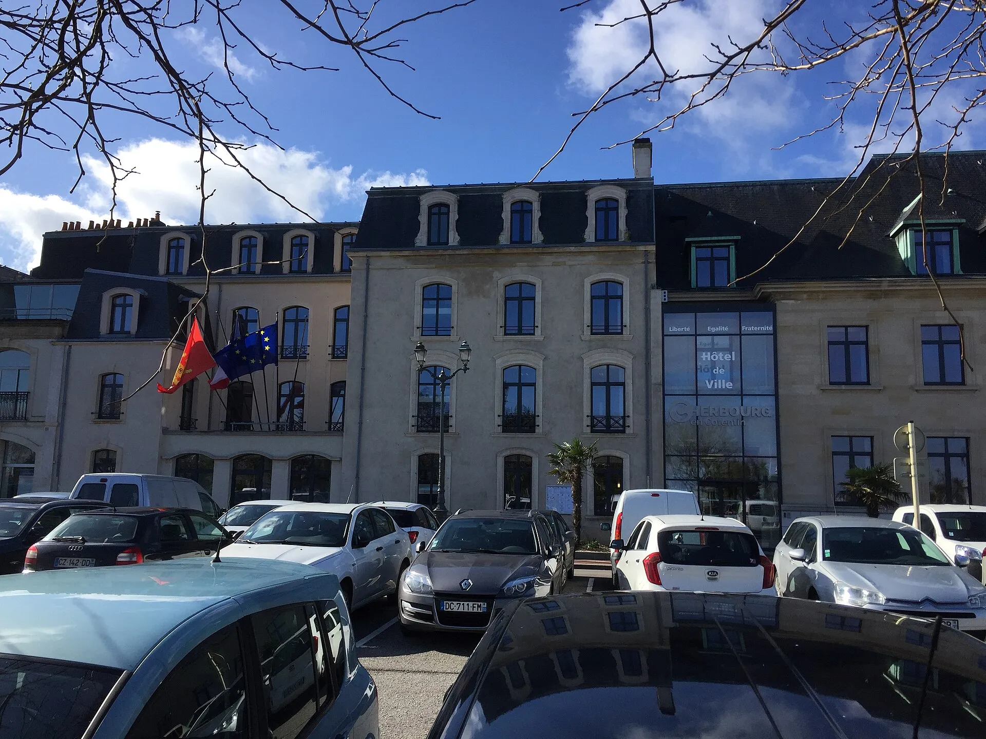 L'hôtel de ville de Cherbourg-en-Cotentin