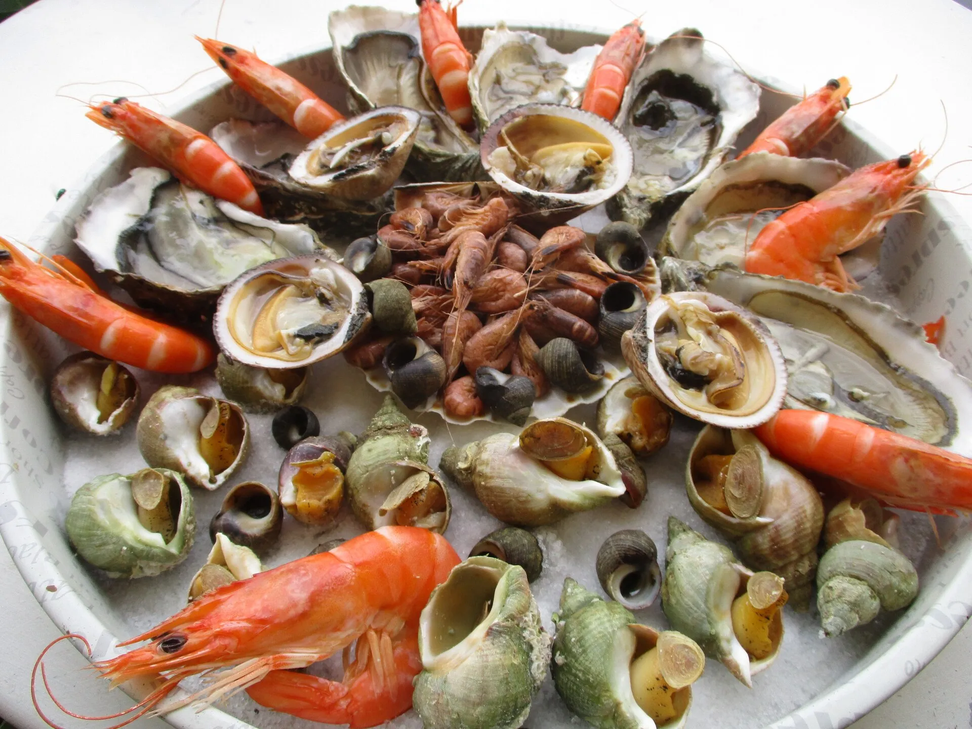 Plateau de fruits de mer, la spécialité des tables du Cotentin