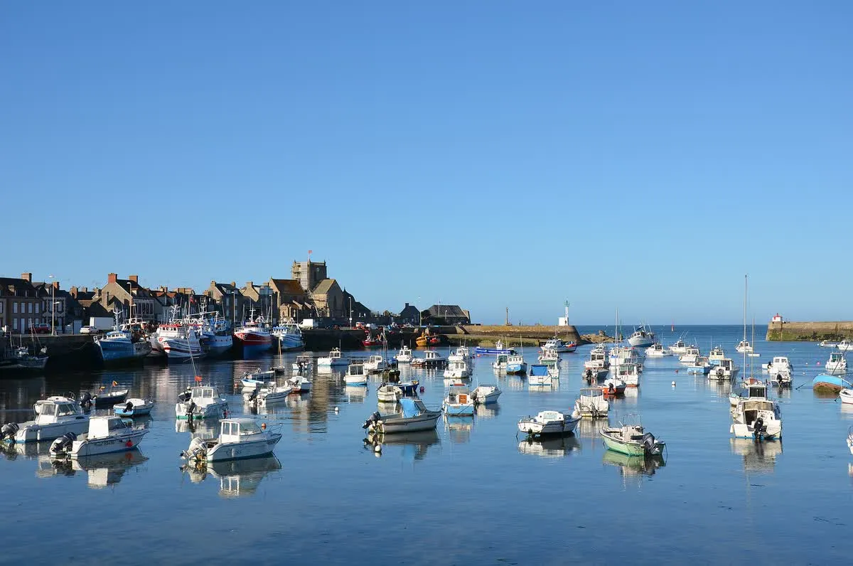 Le port de Barfleur, dans le Val de Saire